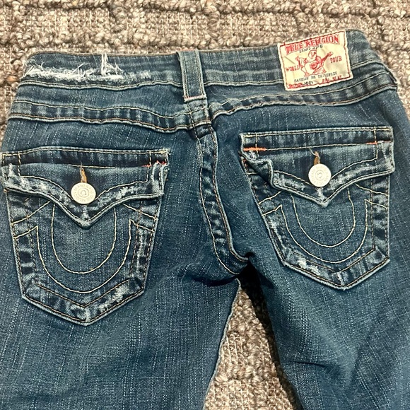 True Religion Low Rise Joey Jeans Size 25 - Picture 11 of 16
